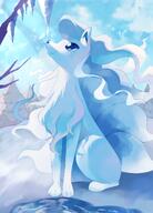 alolan amount:solo series:pokemon species:fox species:ninetales // 1473x2048 // 244KB