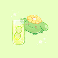 amount:solo body-type:blob drink series:pokemon species:skiploom style:green style:kawaii // 1000x1000 // 281KB