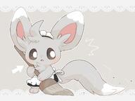 amount:solo body-type:semi-anthro maid outfit series:pokemon species:cinccino style:one-color // 2048x1536 // 155KB