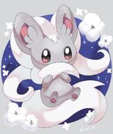 amount:solo atmosphere:stary body-type:semi-anthro series:pokemon species:cinccino style:contrasting-colors // 828x984 // 91KB