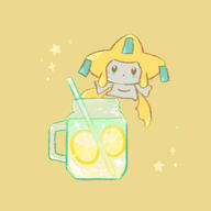 amount:solo mythical series:pokemon species:jirachi // 1000x1000 // 340KB