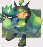 amount:solo body-type:semi-anthro mythical series:pokemon species:ogerpon style:kawaii // 1156x1282 // 125KB