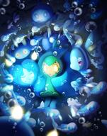 amount:multiple atmosphere:deep-sea atmosphere:powerful atmosphere:undersea body-type:semi-anthro mythical series:pokemon solo-focus species:chinchou species:lumineon species:ogerpon species:wishiwashi style:glow style:kawaii // 1568x1994 // 1.0MB
