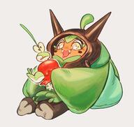 amount:solo body-type:semi-anthro mythical series:pokemon species:ogerpon style:kawaii // 2048x1936 // 413KB