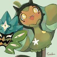 amount:solo body-type:semi-anthro mythical series:pokemon species:ogerpon style:kawaii // 2048x2048 // 436KB