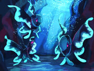amount:solo creatures lumineon series:pokemon species:lumineon water // 1200x900 // 957KB