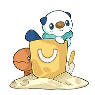 amount:solo body-type:semi-anthro creatures series:pokemon species:oshawott species:otter water // 1080x1080 // 306KB