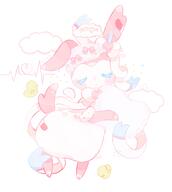 amount:solo body-type:feral body-type:semi-anthro outfit series:eeveelutions series:pokemon species:sylveon style:playful style:very-playful // 2352x2630 // 178KB