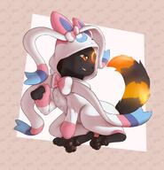 amount:solo body-type:feral imitation lft onesie outfit series:eeveelutions series:pokemon species:umbreon style:abstract-background style:dithering style:glow style:noisy // 2172x2250 // 2.3MB