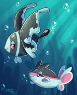amount:pair amount:solo atmosphere:bubbles atmosphere:undersea body-type:fish species:finneon species:lumineon style:noisy // 1567x1939 // 1.2MB