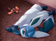 amount:solo atmosphere:home body-type:feral plush series:eeveelutions series:pokemon species:glaceon // 1500x1100 // 439KB