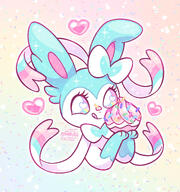 amount:solo atmosphere:confetti body-type:feral cupcake species:shiny-pokemon style:girly style:kawaii style:pastel-colors style:sparkly style:very-girly // 1870x2000 // 651KB
