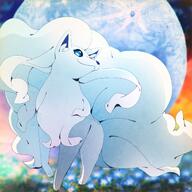 amount:solo atmosphere:field atmosphere:flowers body-type:feral species:alolan-ninetales style:intentional-blur // 2048x2048 // 382KB
