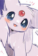 amount:solo blep body-type:feral fluffified forehead-gem series:eeveelutions series:pokemon silly species:espeon style:scribbles // 1378x2039 // 1.0MB