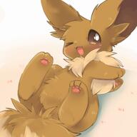 amount:solo body-type:feral fluffified series:pokemon species:eevee // 1280x1280 // 274KB