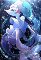 amount:solo creatures series:pokemon species:primarina water // 2602x3760 // 28MB