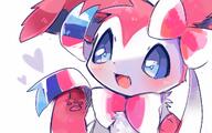 amount:solo body-type:feral fluffified happy series:eeveelutions series:pokemon silly species:sylveon style:girly style:kawaii // 1280x800 // 453KB