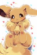 amount:solo body-type:feral fluffified series:pokemon species:eevee style:kawaii // 865x1280 // 429KB