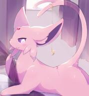 amount:solo atmosphere:home atmosphere:regal belly-squish body-type:feral forehead-gem hypnosis princess series:eeveelutions series:pokemon species:espeon style:girly // 1914x2048 // 181KB