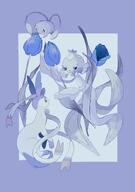 amount:multiple body-type:feral color series:eeveelutions series:pokemon species:chinchou species:frillish species:sylveon style:one-color // 1051x1500 // 139KB