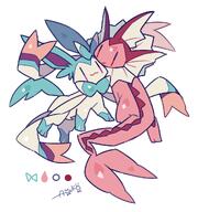 affection amount:pair body-type:feral cheek-rub pressing-same-body-part-against-each-other series:eeveelutions series:pokemon species:sylveon species:vaporeon // 999x1067 // 404KB
