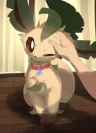 amount:solo atmosphere:home body-type:feral necklace series:eeveelutions series:pokemon species:leafeon // 653x900 // 370KB