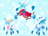 amount:multiple body-type:feral glasses sailor series:eeveelutions series:pokemon species:glaceon sunglasses // 2000x1500 // 252KB