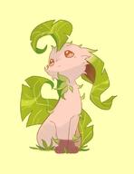 amount:solo body-type:feral series:eeveelutions series:pokemon species:leafeon style:one-color // 710x920 // 75KB