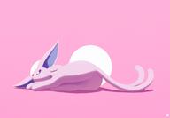 amount:solo atmosphere:abstract atmosphere:abstract-setting body-type:feral forehead-gem series:eeveelutions series:pokemon species:espeon style:girly style:lineless style:one-color style:pink style:simple-colors // 2360x1640 // 127KB