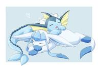 affection amount:solo body-type:feral cuddling series:eeveelutions series:pokemon sleeping species:glaceon species:vaporeon // 1927x1349 // 334KB