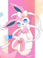 amount:solo atmosphere:clouds body-type:feral series:eeveelutions series:pokemon species:sylveon style:idk-i-just-like-the-color-scheme // 540x720 // 89KB