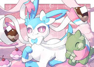 amount:solo body-type:feral cake food hall-of-fame:bronze plush pokepuff series:eeveelutions series:pokemon species:sylveon style:circle-sparkles style:girly style:one-color style:pink style:very-girly sweets // 2000x1416 // 648KB