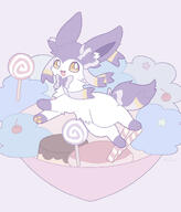 amount:solo atmosphere:fantasy body-type:feral candy food oc series:eeveelutions series:pokemon species:sylveon style:girly style:playful sweets // 1665x1950 // 251KB