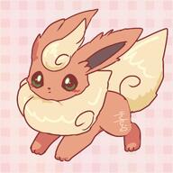 amount:solo body-type:feral series:eeveelutions series:pokemon species:flareon style:playful style:simple-colors // 2048x2048 // 219KB
