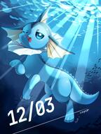amount:solo atmosphere:sunlight atmosphere:undersea body-type:feral hall-of-fame:bronze hall-of-fame:silver series:eeveelutions series:pokemon species:vaporeon style:kawaii style:sunrays wink // 1536x2048 // 1.0MB