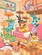 amount:multiple atmosphere:cat-tower atmosphere:home body-type:feral feminine flower food grouping:all-eeveelutions style:girly wearing-flower // 474x614 // 75KB