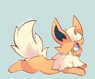 amount:solo blep body-type:feral series:eeveelutions series:pokemon silly species:flareon style:outline // 979x816 // 401KB