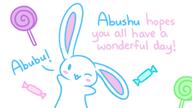 amount:solo artist:kinen body-type:semi-anthro candy character:abushu lollipop series:abushu-the-bunny species:bunny style:pastel-colors style:playful // 960x540 // 210KB