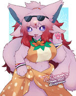 amount:solo bell body-type:anthro character:espeonkin forehead-gem hall-of-fame:bronze long-hair necklace pride robe series:eeveelutions series:pokemon species:espeon style:kemono style:white-border sunglasses // 1000x1256 // 627KB
