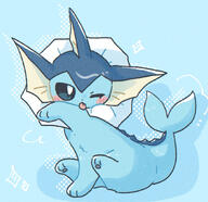 amount:solo body-type:feral lick series:eeveelutions series:pokemon species:vaporeon style:dithering style:kawaii // 1420x1374 // 539KB