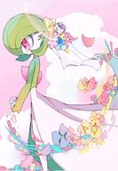 amount:solo atmosphere:flowers body-type:anthro flower species:gardevoir // 1423x2048 // 299KB