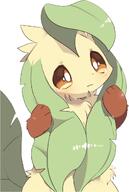 amount:solo body-type:feral series:eeveelutions series:pokemon species:leafeon style:kawaii // 736x1099 // 627KB