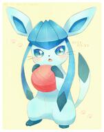 amount:solo body-type:semi-anthro series:eeveelutions series:pokemon species:glaceon whiskers yarn // 1300x1655 // 1.2MB