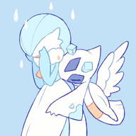 amount:pair body-type:anthro scarf species:froslass species:gardevoir // 1024x1024 // 366KB