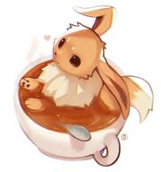 amount:solo artist:foxlett blep body-type:feral cramped series:pokemon silly species:eevee style:chromatic-aberration style:noisy tea teacup // 1039x1109 // 106KB