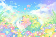 amount:solo atmosphere:flowers atmosphere:petals body-type:feral feminine flower hall-of-fame:bronze hall-of-fame:gold hall-of-fame:silver species:shaymin species:whimsicott style:crystal style:girly style:painted style:playful style:very-playful wearing-flower // 1800x1200 // 449KB
