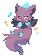 amount:solo body-type:feral species:shiny-pokemon species:zorua style:kawaii // 1382x1829 // 213KB