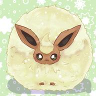amount:solo body-type:feral hall-of-fame:bronze hall-of-fame:silver series:eeveelutions series:pokemon silly species:flareon style:abstract-background style:girly style:pastel-colors style:playful style:sparkly // 1280x1280 // 172KB