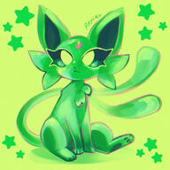 amount:solo body-type:feral forehead-gem series:eeveelutions series:pokemon species:espeon species:shiny-pokemon style:chromatic-aberration style:contrasting-colors style:dithering style:outline // 2000x2000 // 960KB