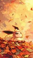 amount:solo atmosphere:autumn body-type:feral series:eeveelutions series:pokemon species:flareon // 235x418 // 32KB